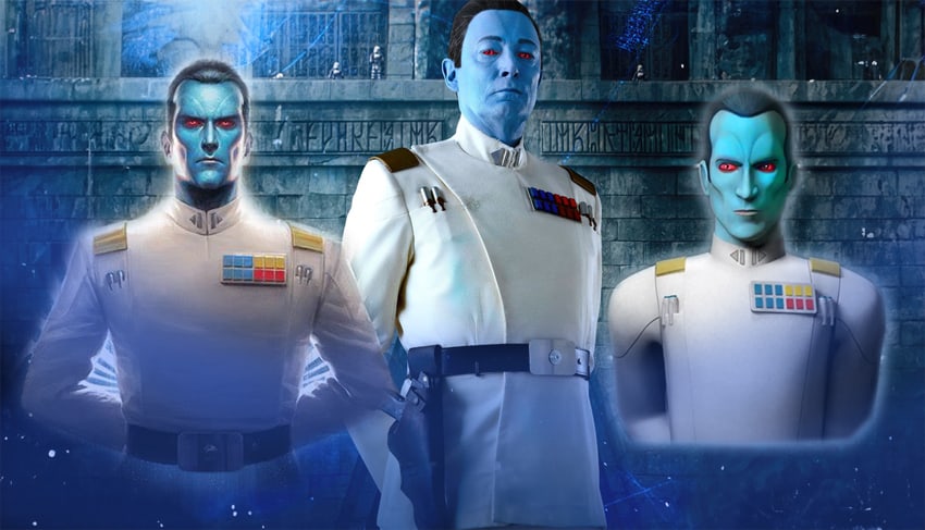 Thrawn and his species are not from the known galaxy, and ‘Thrawn’ is not his real name